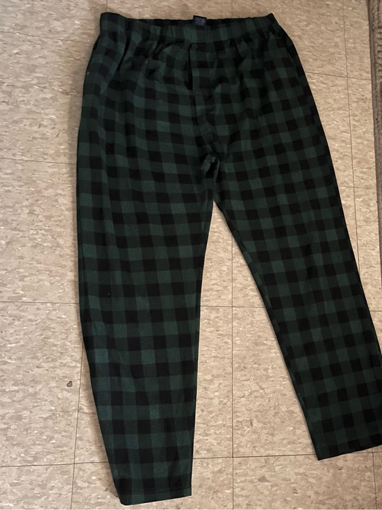 Bottoms Out Other - Men's Green and Black Plaid Jogger sleep Pants